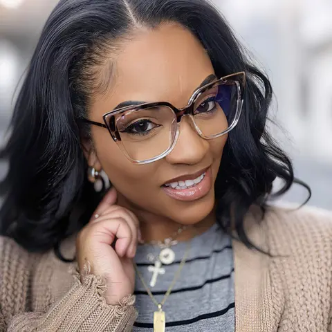 Square Tortoiseshell/Clear Eyeglasses