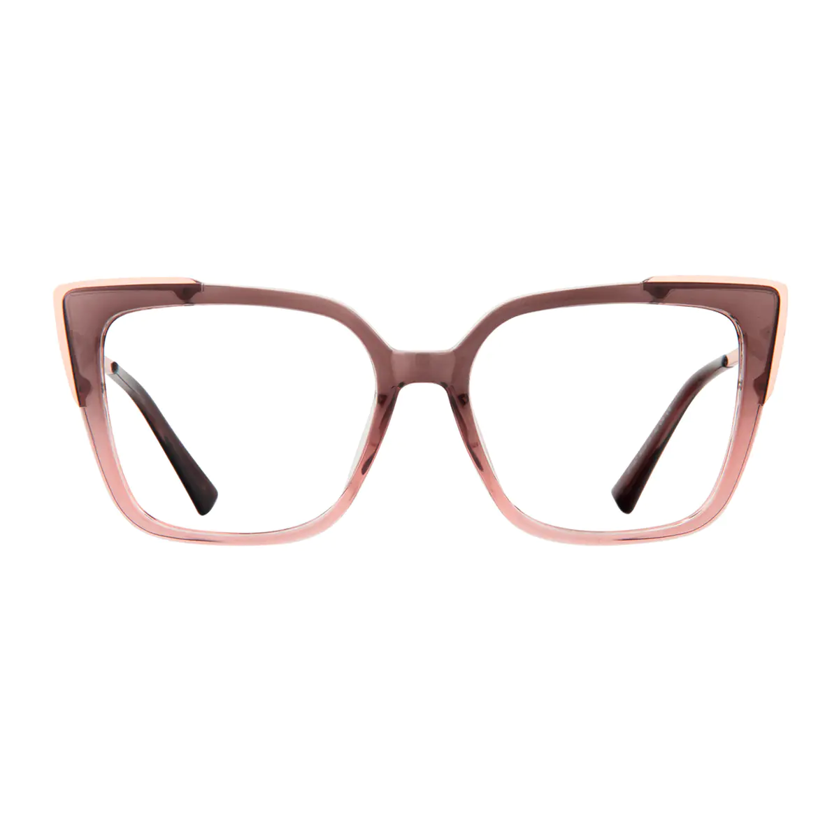 Square Gradient Pink Eyeglasses