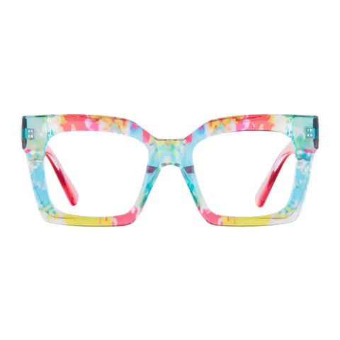 Square Multicolor Eyeglasses