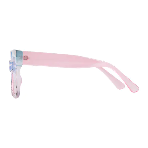 Square Pink Eyeglasses