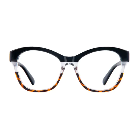 Cat-eye Black/Tortoiseshell Eyeglasses