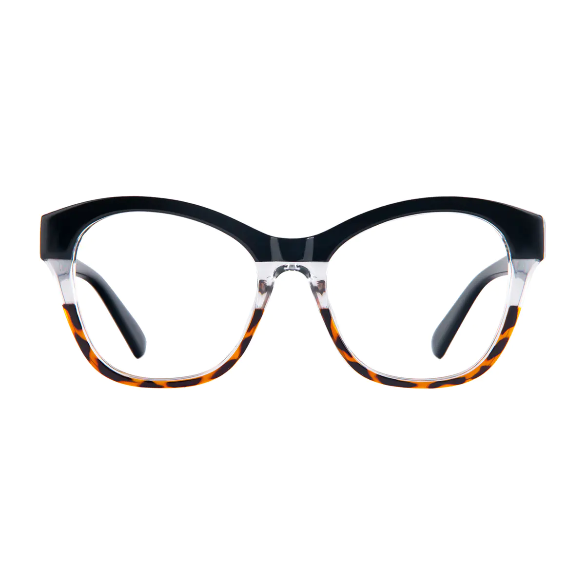 Cat-eye Black/Tortoiseshell Eyeglasses