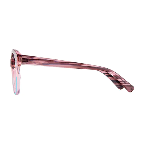 Cat-eye Pink/Blue Eyeglasses
