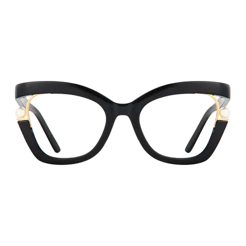 Square Black Eyeglasses