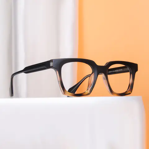 Square Black/Tortoiseshell Eyeglasses