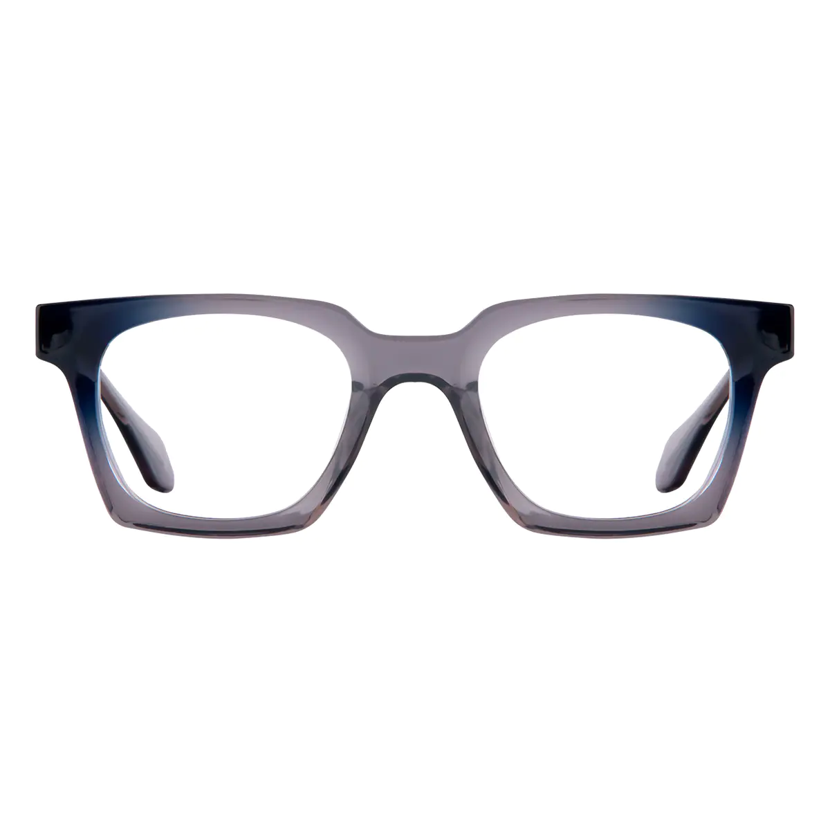 Square Grey Eyeglasses