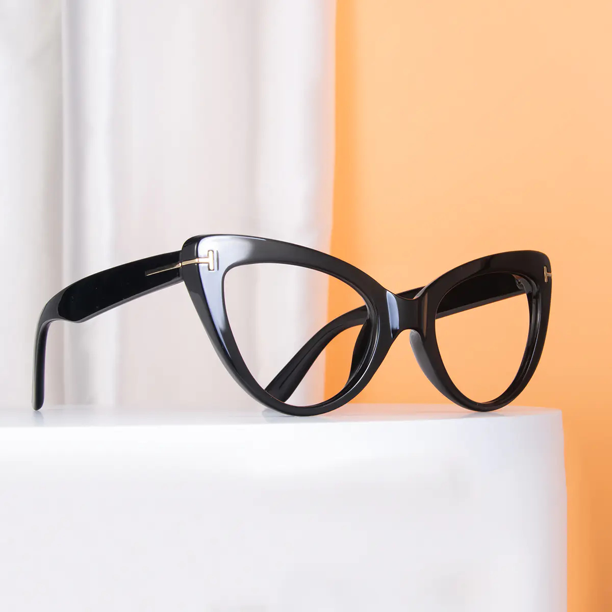 Cat-eye Black Eyeglasses