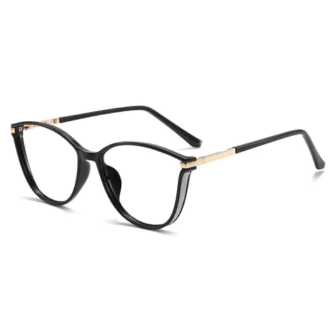 Cat-eye Black Eyeglasses