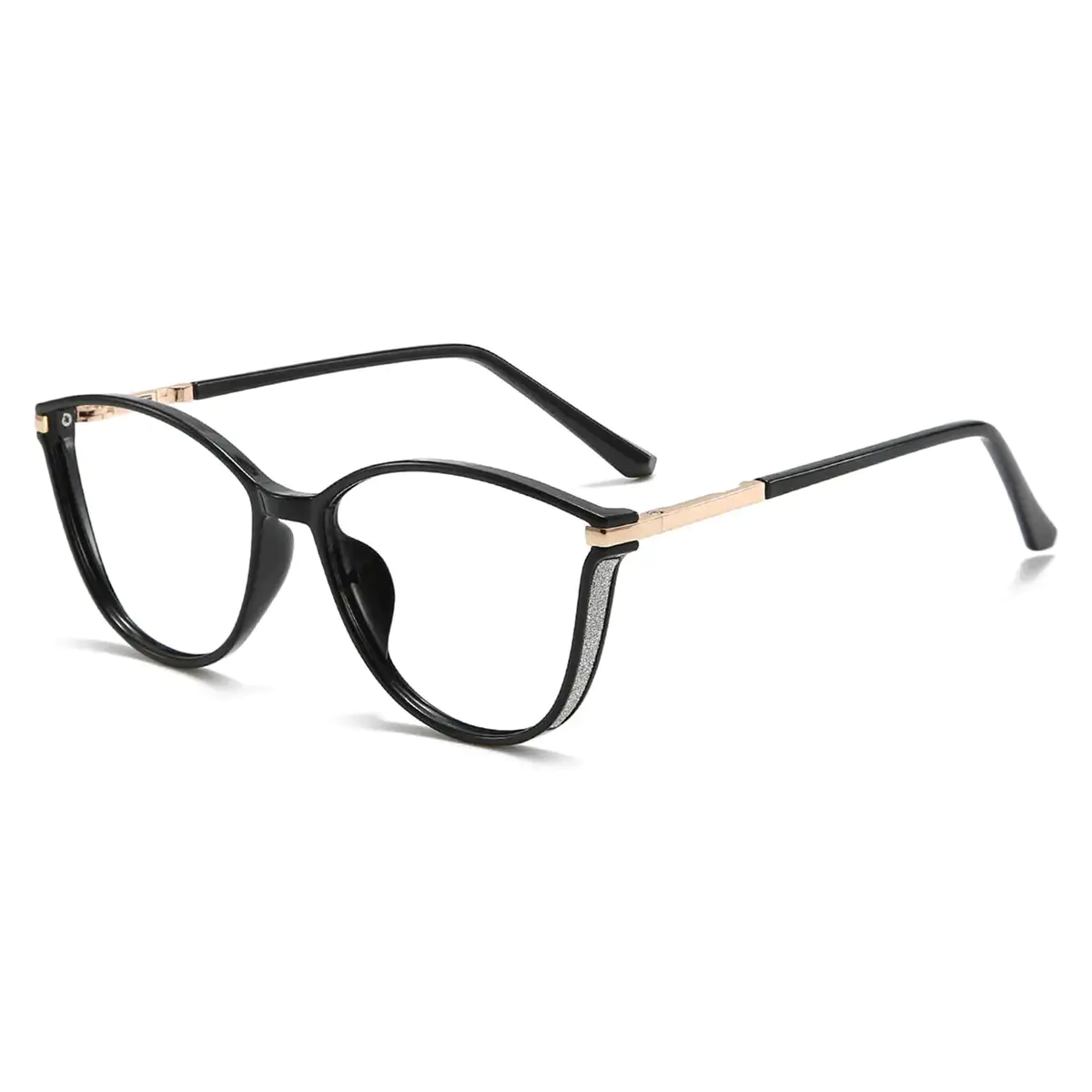 Cat-eye Black Eyeglasses