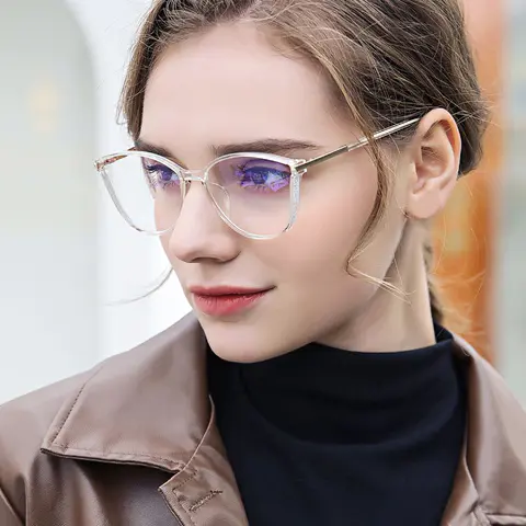 Cat-eye Black Eyeglasses
