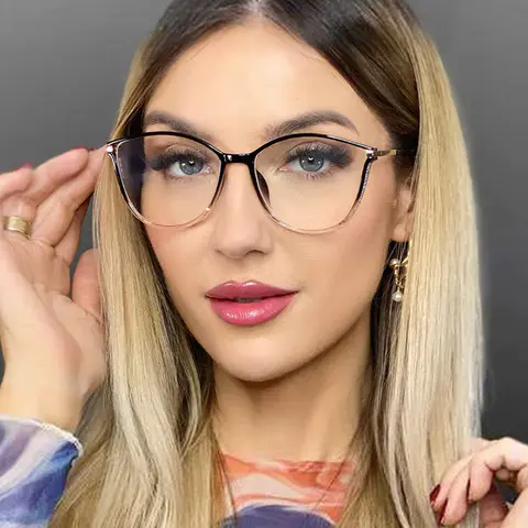 Cat-eye Black Eyeglasses