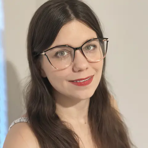 Cat-eye Gradient Pink Eyeglasses