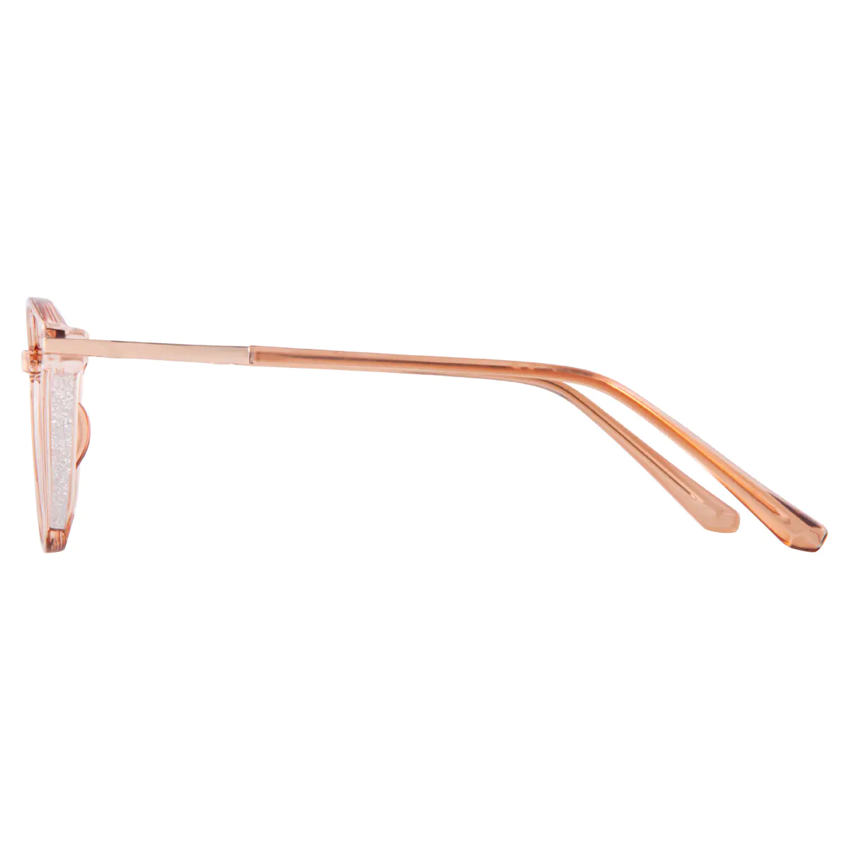 Cat-eye Transparent Pink Eyeglasses
