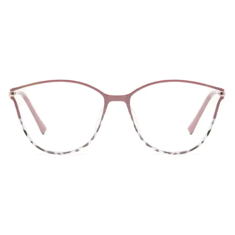 Cat-eye Brown/Ivory Tortoiseshell Eyeglasses