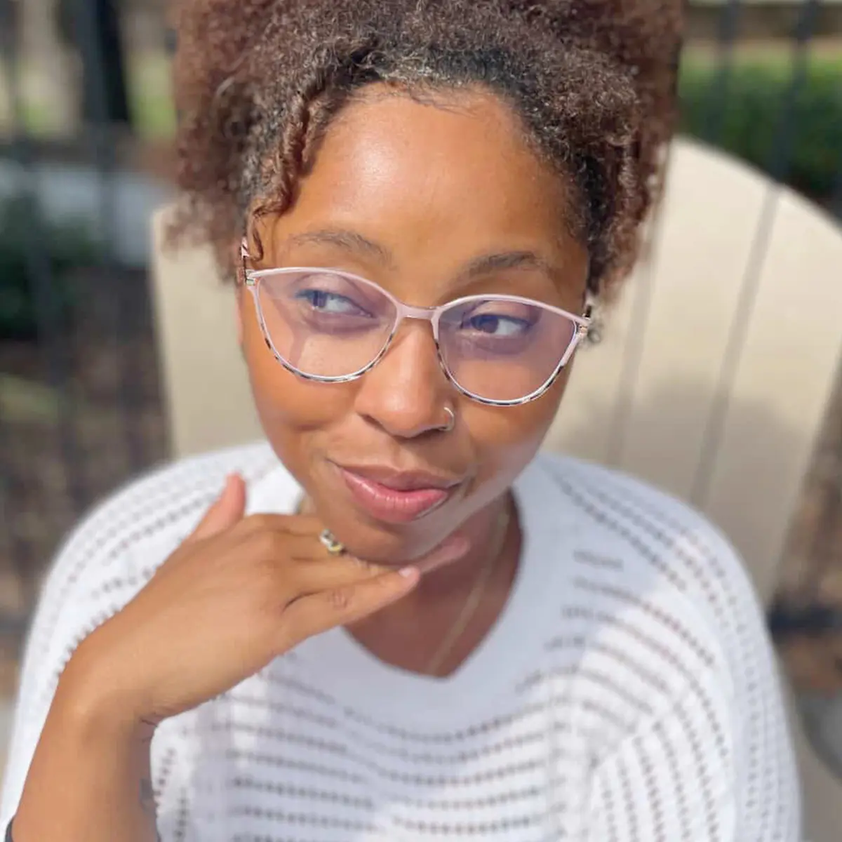 Cat-eye Brown/Ivory Tortoiseshell Eyeglasses