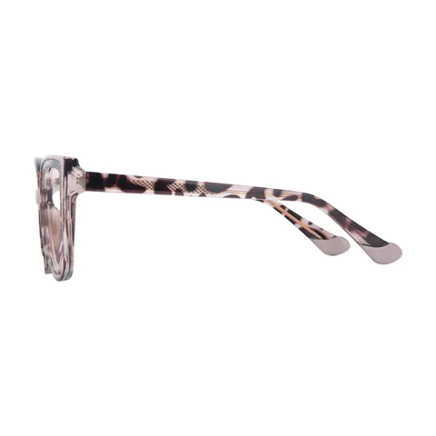 Square Pink/Tortoiseshell Eyeglasses