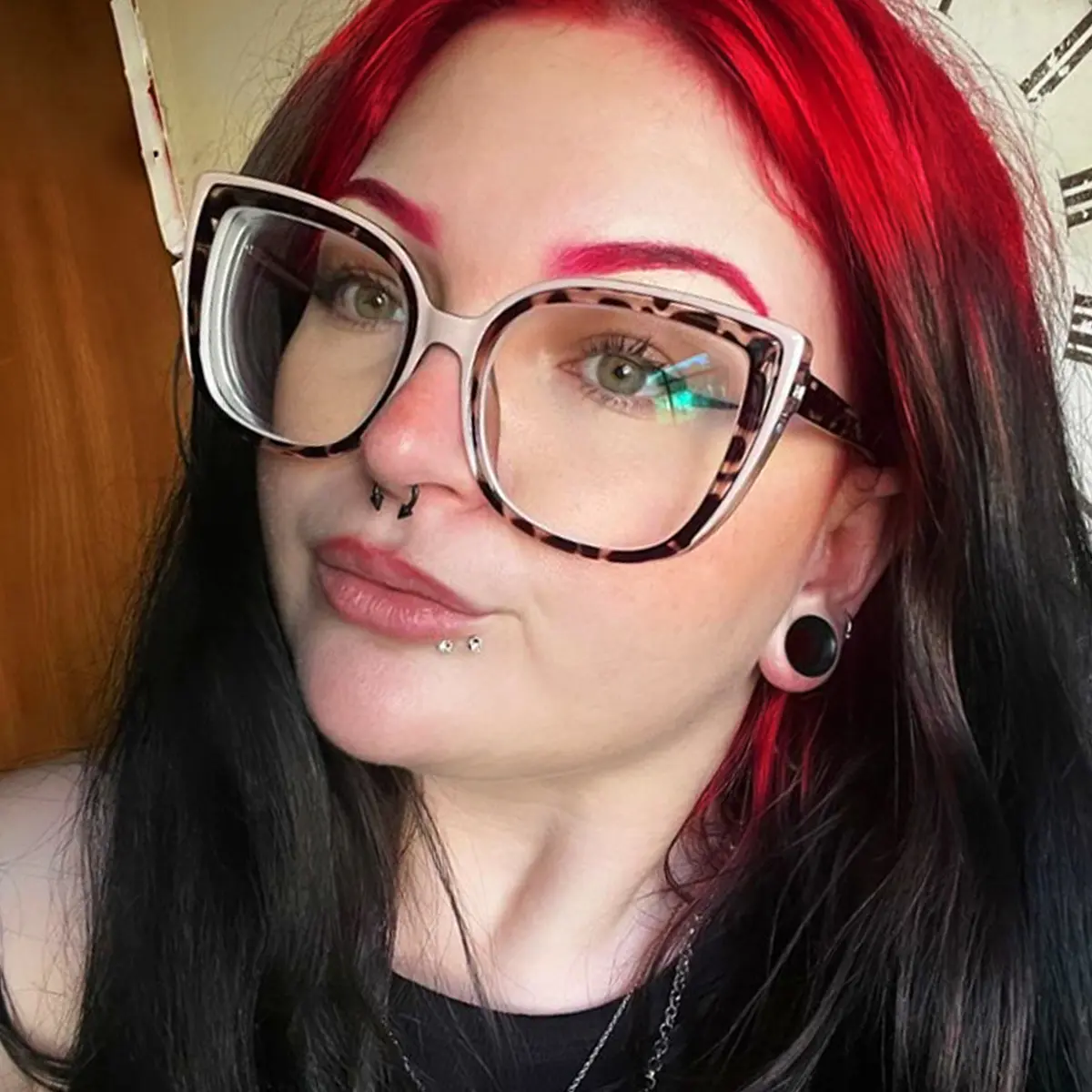 Square Black Eyeglasses