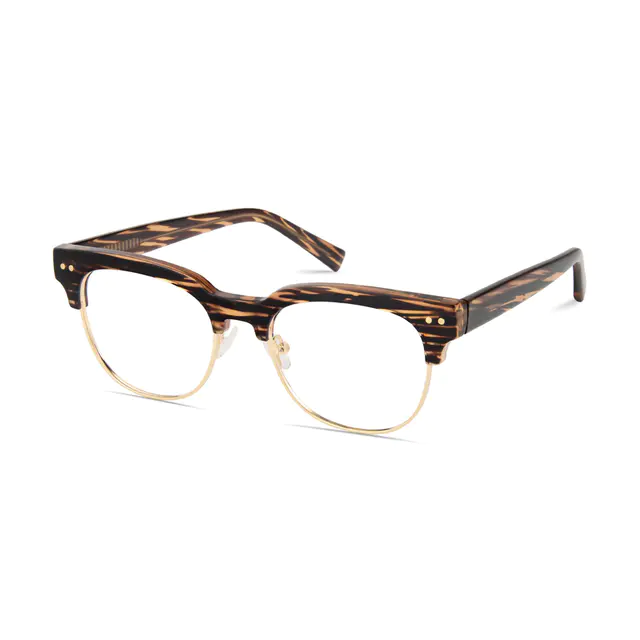 Browline Tortoiseshell/Gold Eyeglasses
