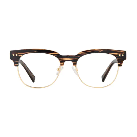Browline Tortoiseshell/Gold Eyeglasses