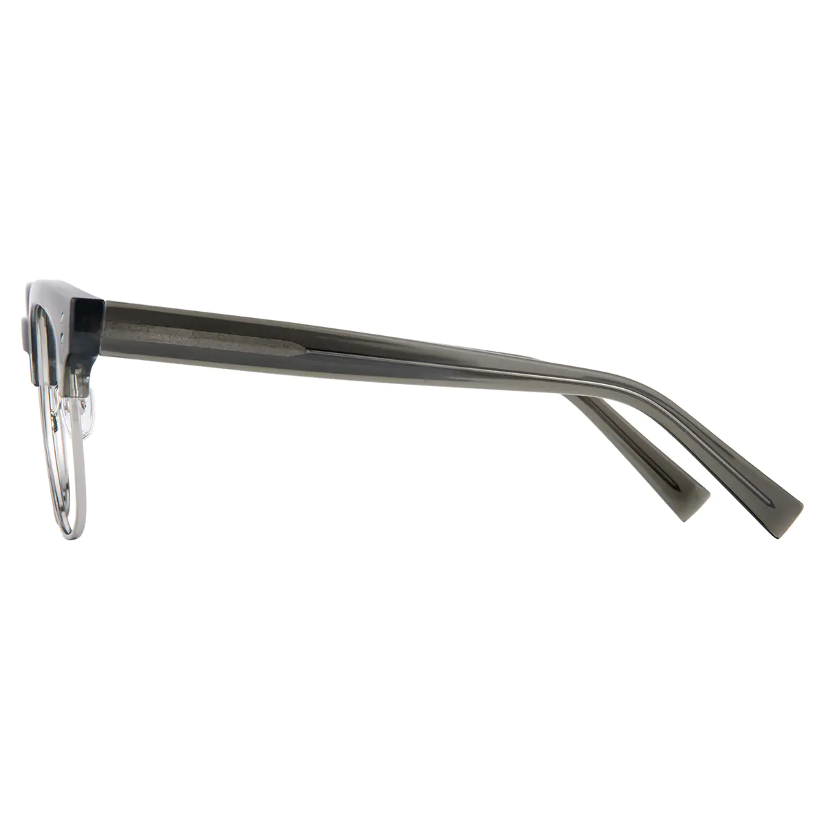 Browline Dark Green Eyeglasses