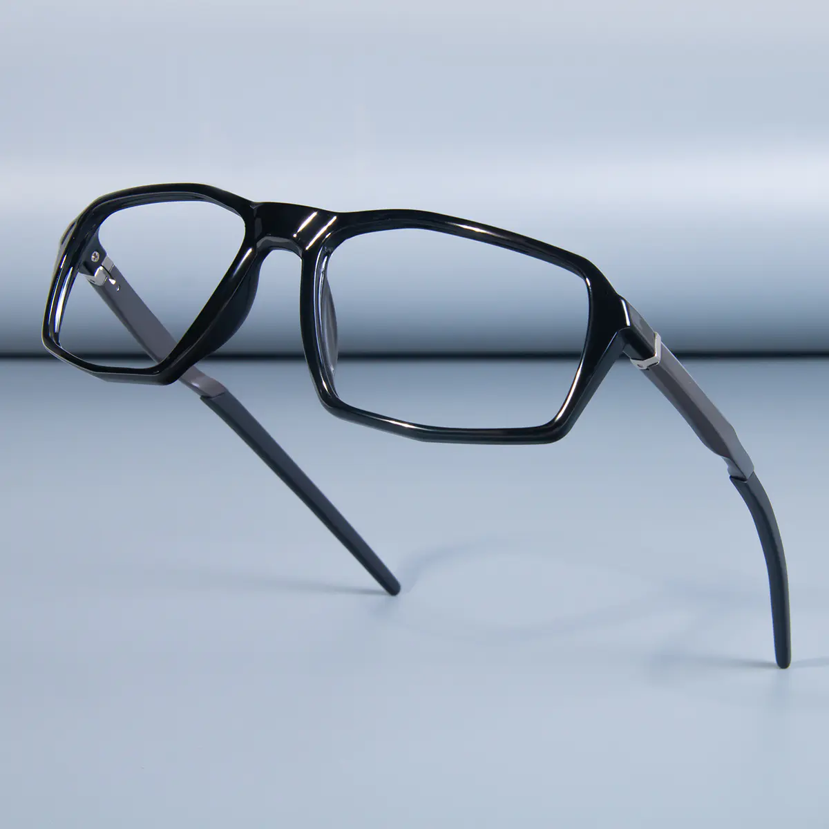 Rectangle Black Eyeglasses