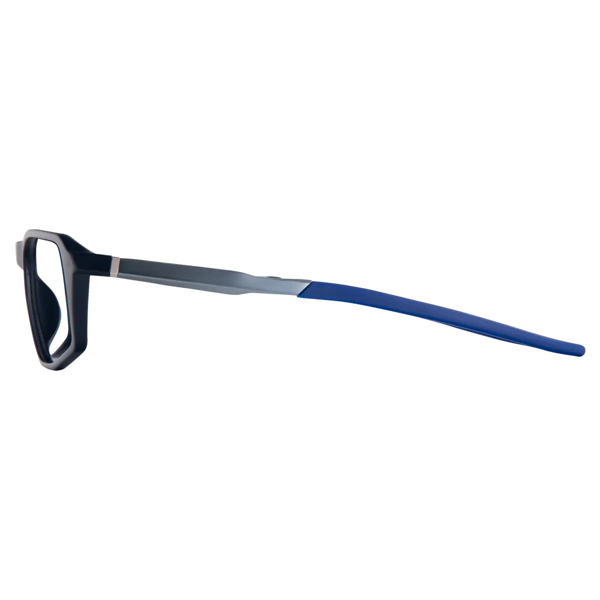 Rectangle Black/Blue Eyeglasses