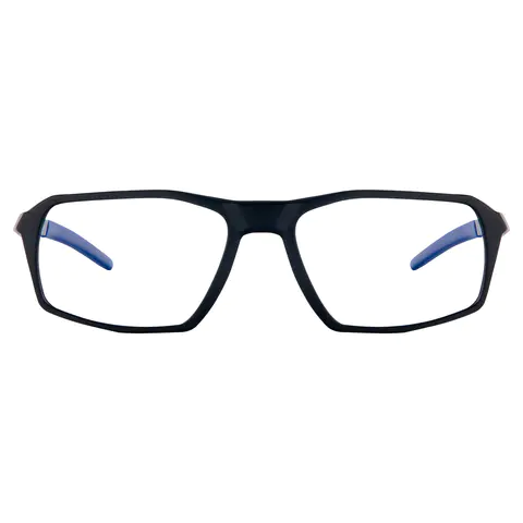 Rectangle Black/Blue Eyeglasses