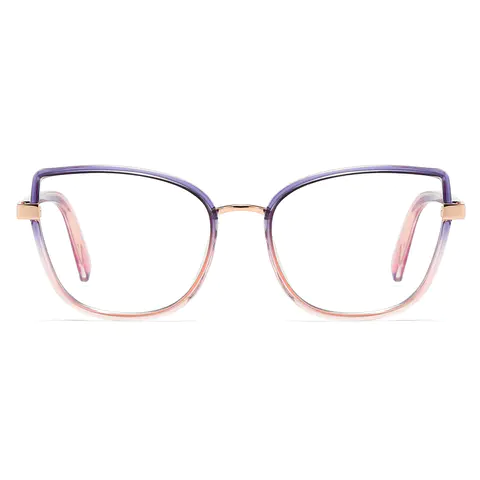 Cat-eye Gradient Purple Eyeglasses