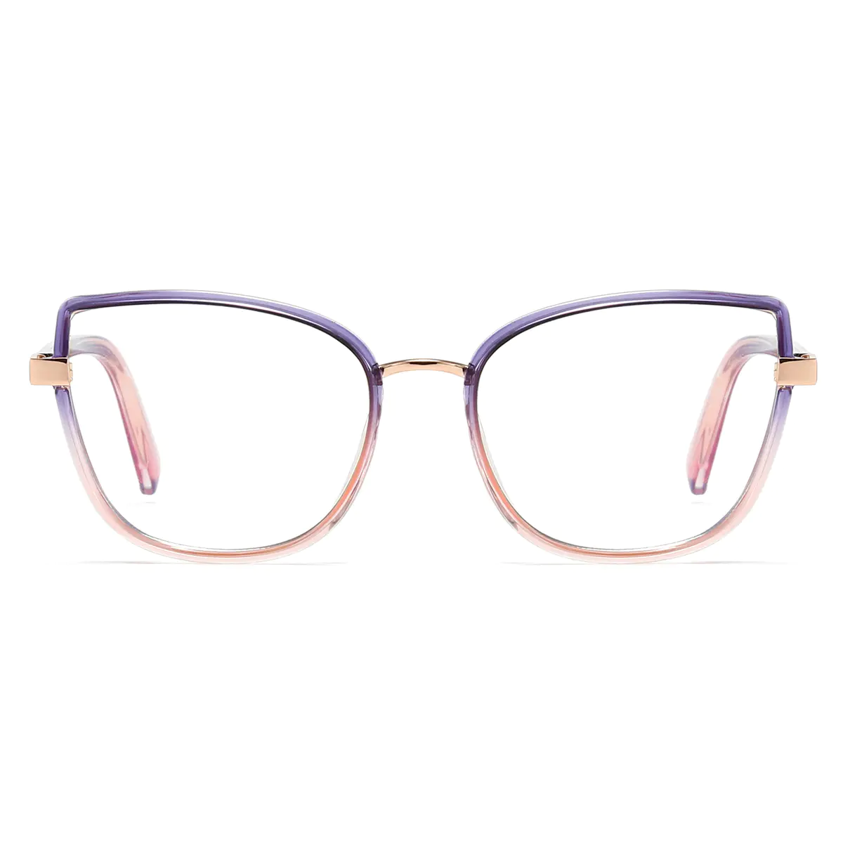 Cat-eye Gradient Purple Eyeglasses