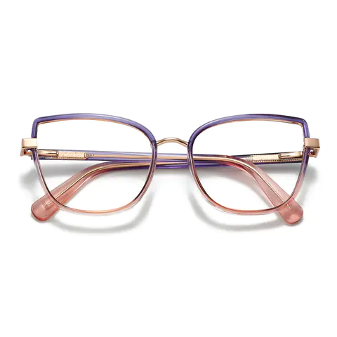 Cat-eye Gradient Purple Eyeglasses