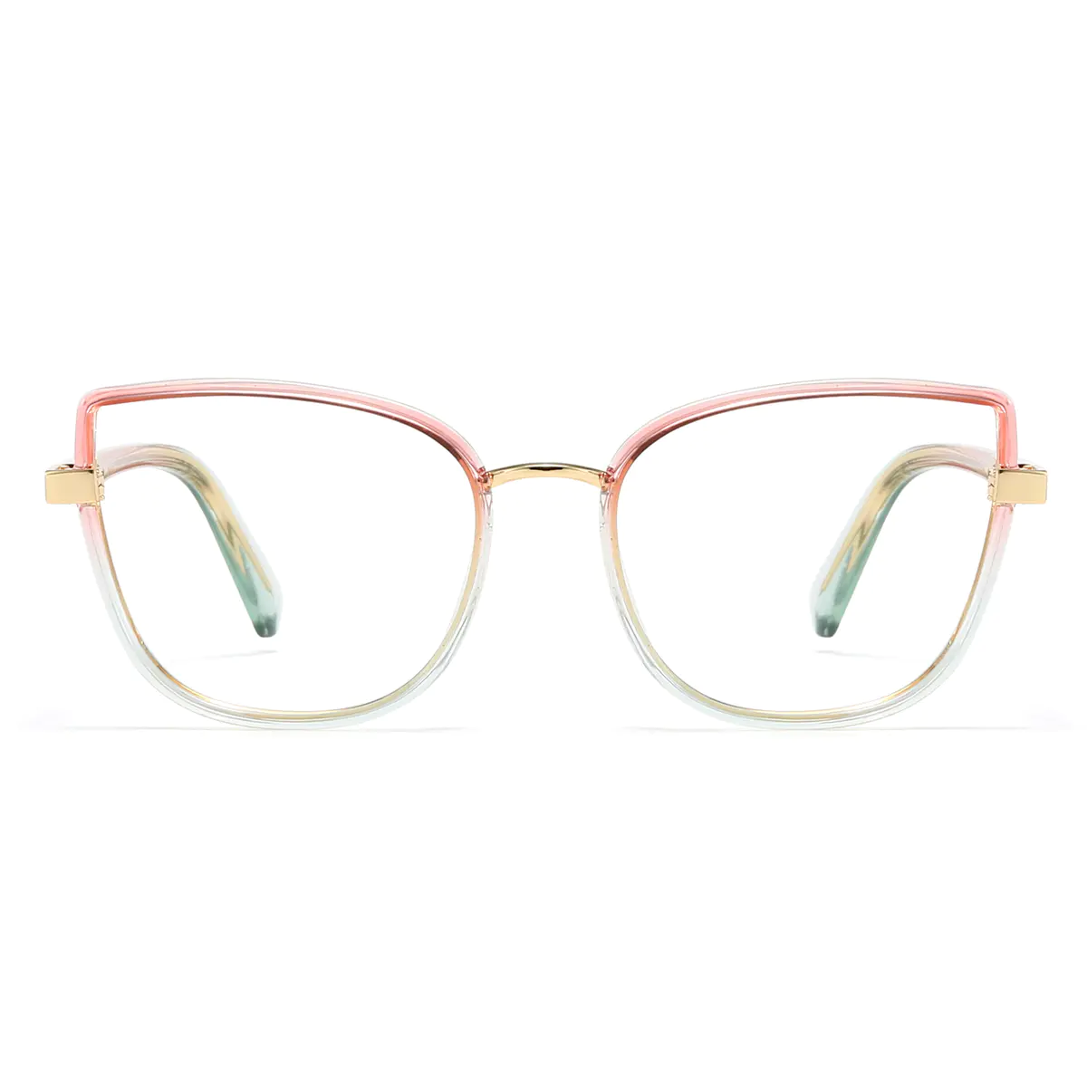 Cat-eye Pink/Clear Eyeglasses