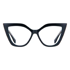 Cat-eye Black Eyeglasses