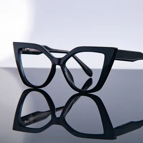 Cat-eye Black Eyeglasses
