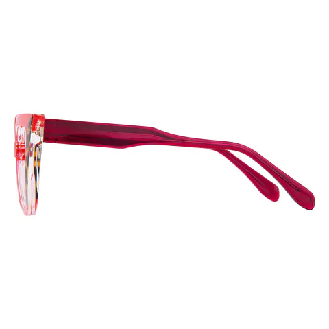 Cat-eye Tortoiseshell/Red Eyeglasses