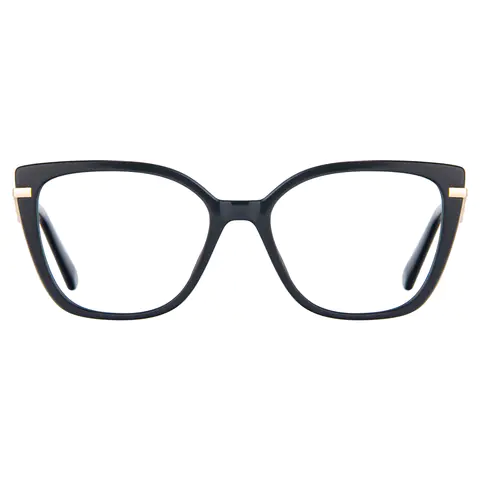 Square Black Eyeglasses