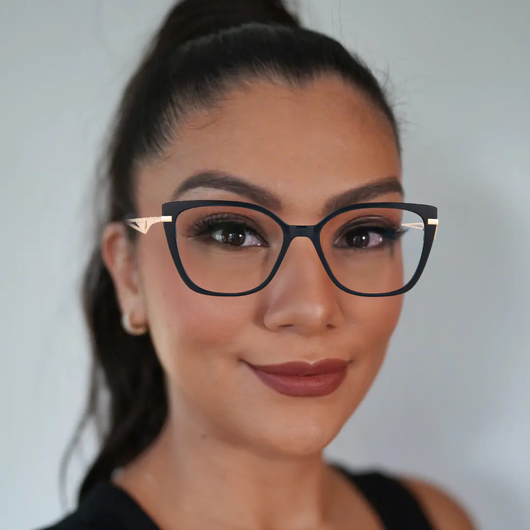 Square Clear Eyeglasses