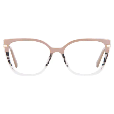 Square Brown/Ivory Tortoiseshell Eyeglasses