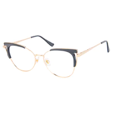Browline Black Eyeglasses