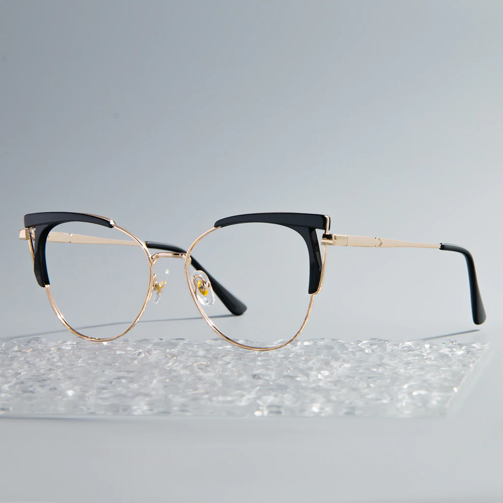 Browline Black Eyeglasses