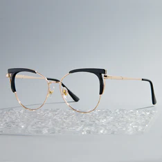 Browline Black Eyeglasses