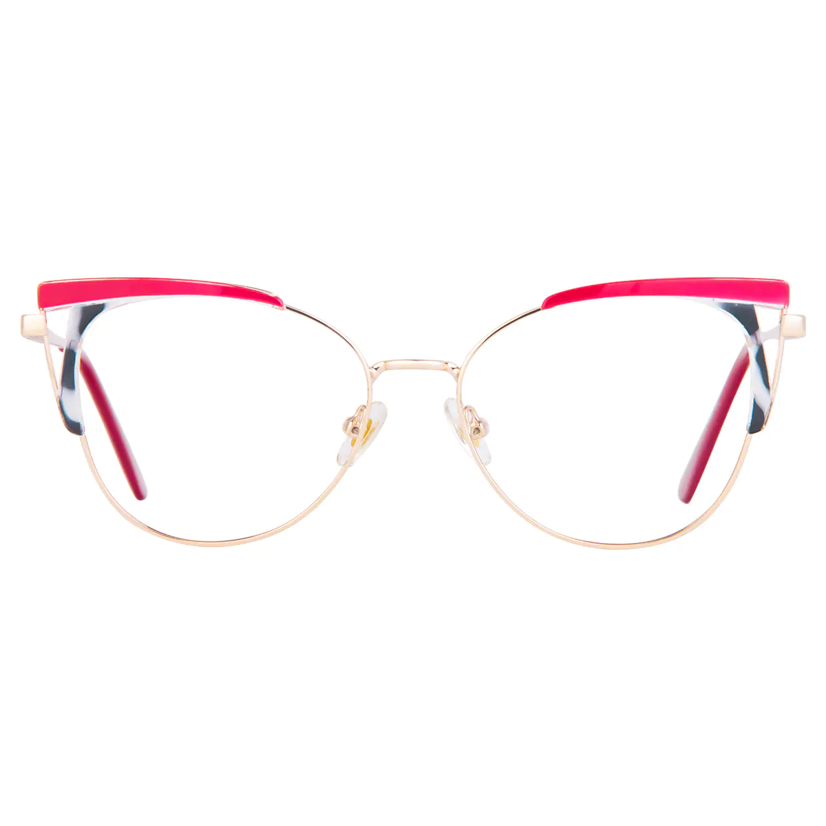 Browline Red Eyeglasses