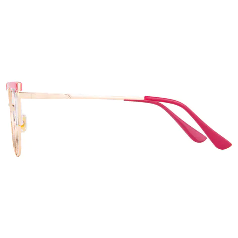Browline Red Eyeglasses