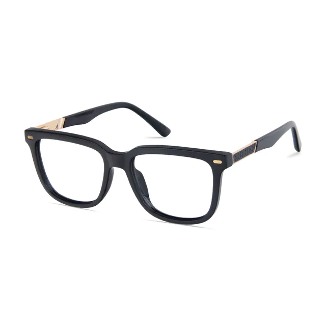 Square Black Eyeglasses