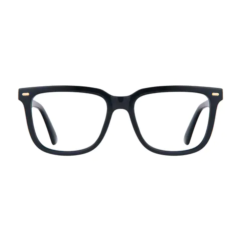 Square Black Eyeglasses