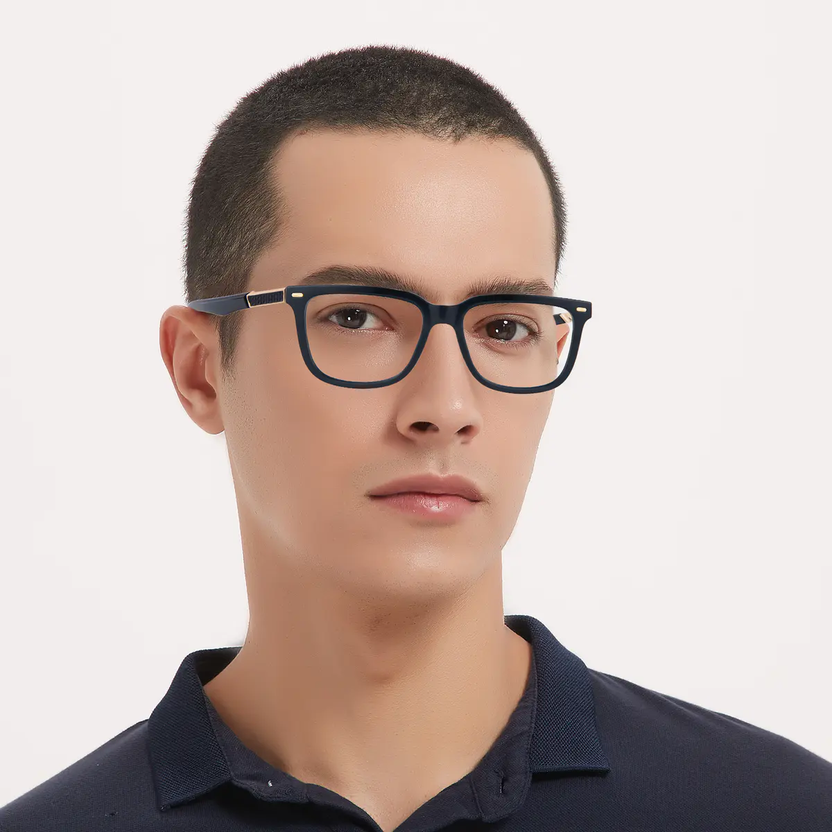 Square Black Eyeglasses