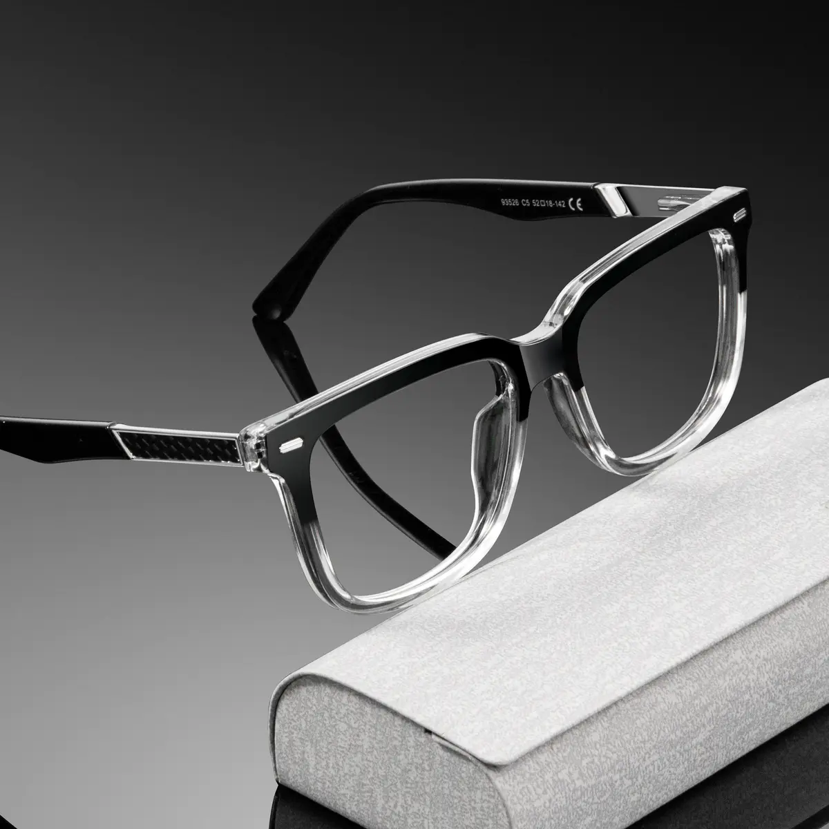 Square Black Clear