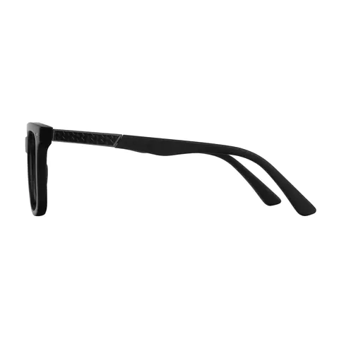 Square Matte Black Eyeglasses