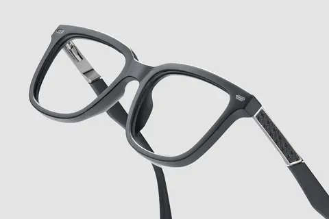 Square Matte Black Eyeglasses