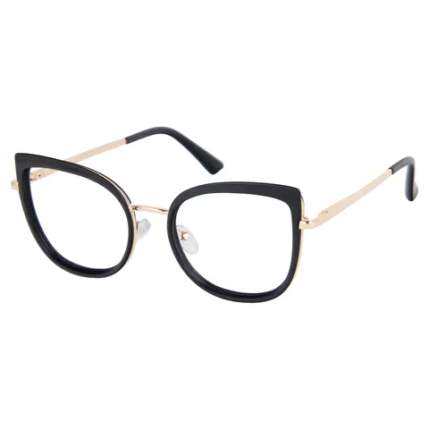 Cat-eye Black Eyeglasses