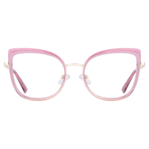 Cat-eye Pink Eyeglasses